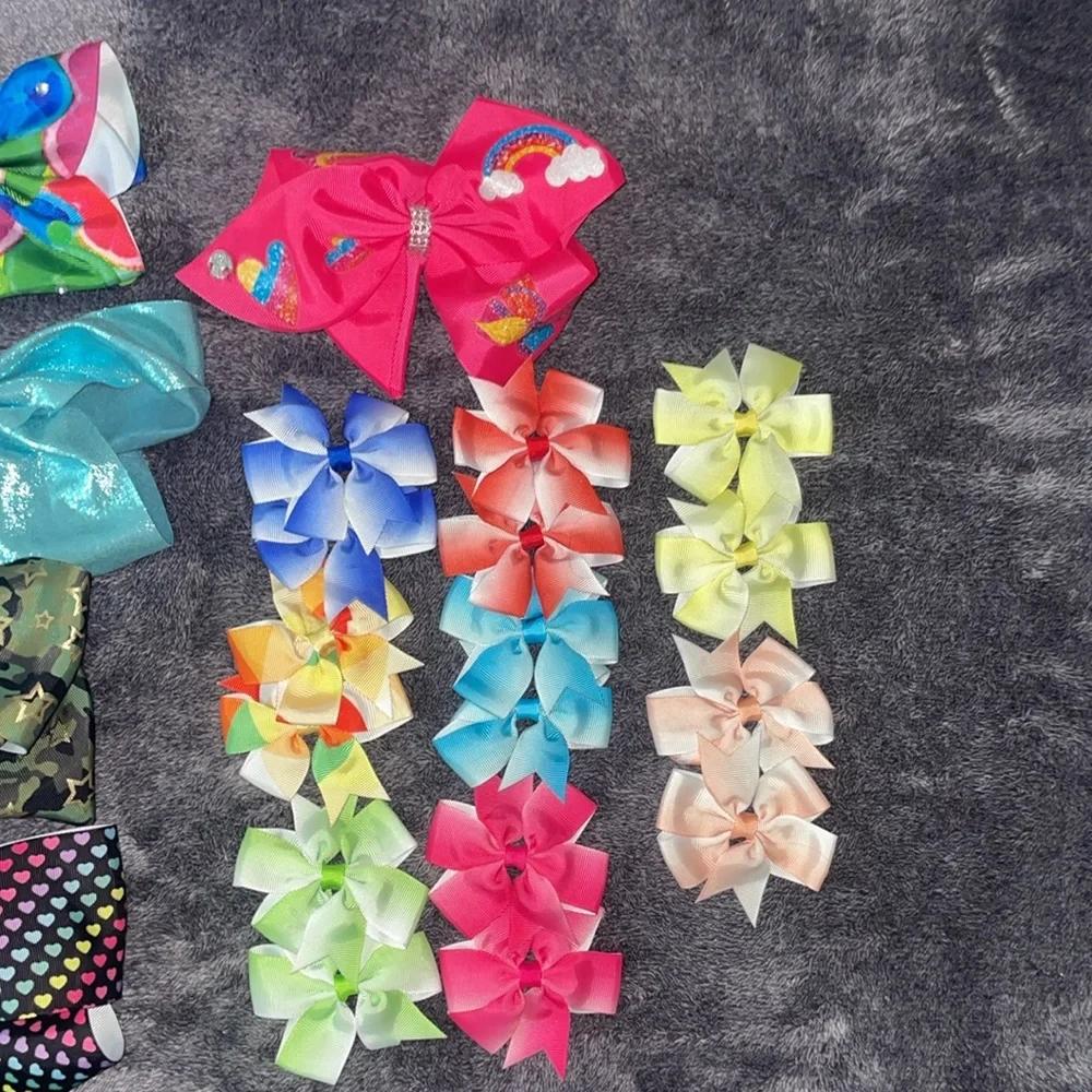 Vibrant Hair Bow Bundle